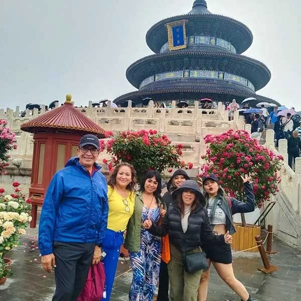 Salón de Oración de la buena cosecha dentro del complejo templo del Cielo en Pekin, China