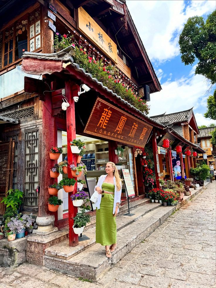 Pueblo Antiguo de Lijiang en la provincia de Yunnan, China.